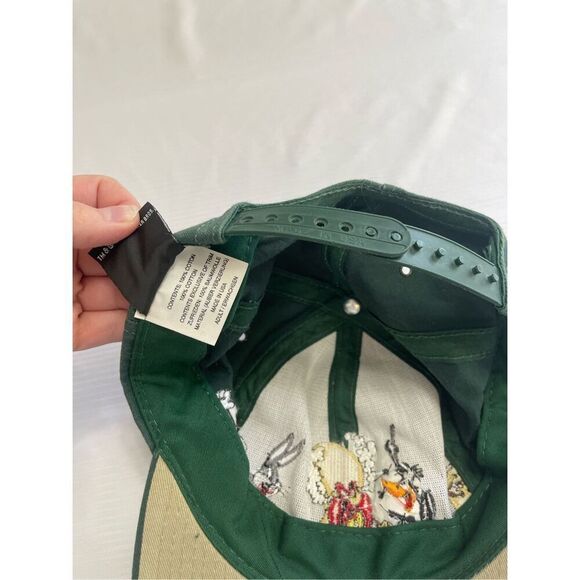 Warner Bros Looney Tunes VTG Green SnapBack Hat - Picture 5 of 6